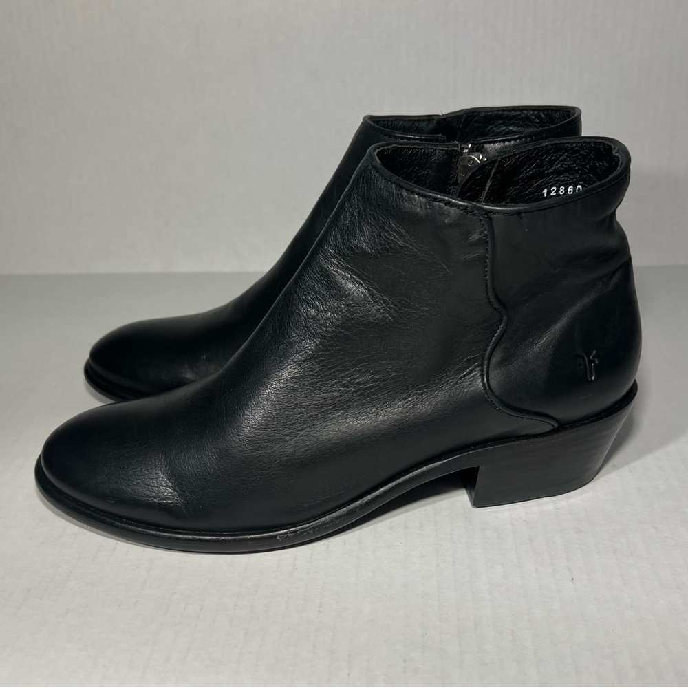 Frye Black Ankle Boots - Picture 8 of 12